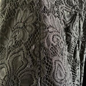Elegant Black Lace Fabric